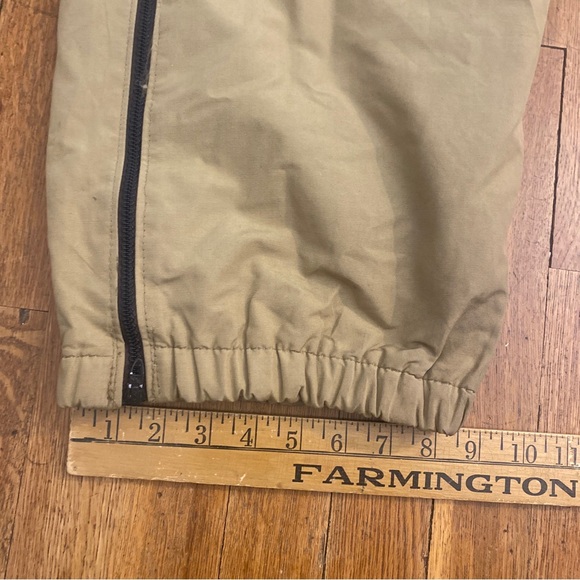L.L. Bean Mens XL 42”x29” Snow Pants Full Side Zip Quilted Lining  Khaki VTG 70s - Picture 12 of 16